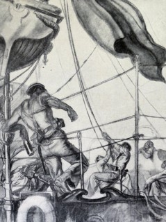 republican sailors seize a battleship during a mutiny in the Spanish Civil War 1936