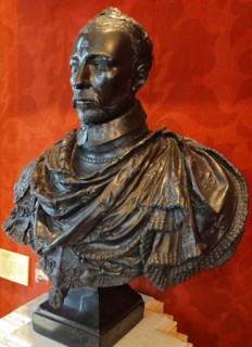 Bronze bust of Charles IX by Germain Pilon
