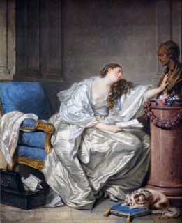 The Inconsolable Widow by Jean-Baptiste Greuze