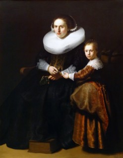 Rembrandt, Susanna van Collen, Wife of Jean Pellicorne with her daughter Anna