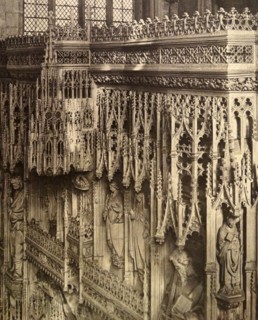 11th century Gothic architecture at Winchester Cathedral in England