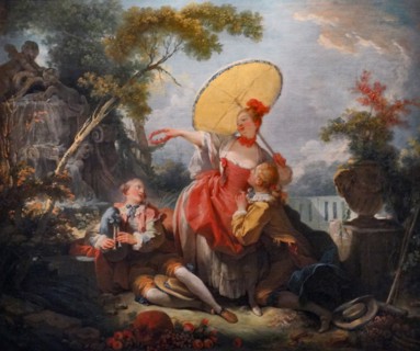 The Musical Contest' by Jean-Honoré Fragonard