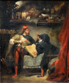 Faust and Mephistopheles' by Eugène Delacroix
