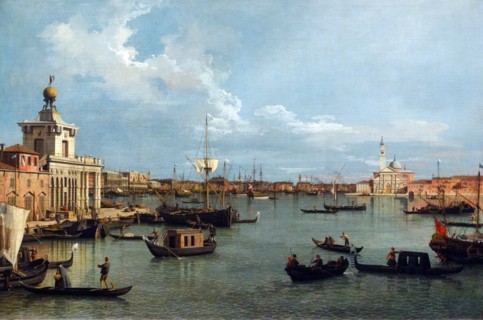 The Bacino di San Marco from the Canale della Giudecca' by Giovanni Antonio Canal