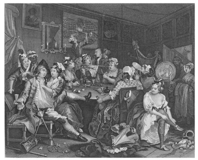 The Rake's Progress' by William Hogarth