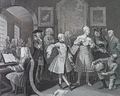 The Rake's Progress' by William Hogarth