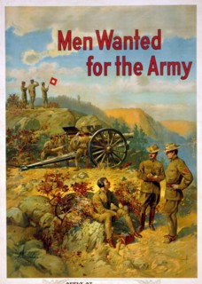 World War One US Army Recruitment poster by Michael P. Whelan