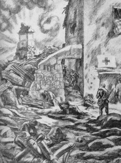 A scene from the Spanish Civil War