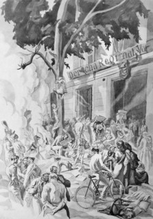 Propaganda illustration by Carlos Saenz De Tejada