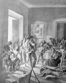 Propaganda illustration by Carlos Saenz De Tejada