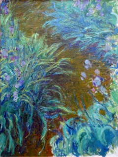 Irises' by Claude Monet