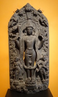 Stela depicting Vishnu from Bihar
