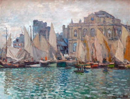 The Museum at Le Havre' by Claude Monet