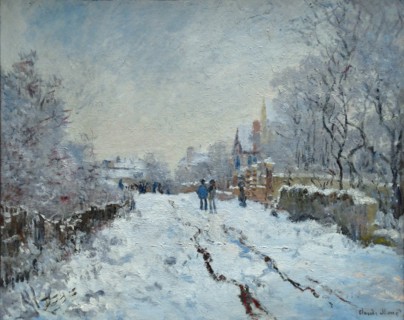 Snow scene at Argenteuil' by Claude Monet