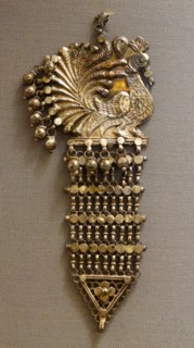 Silver head ornaments from India
