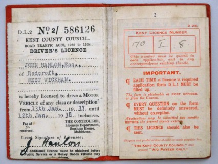 Drivers licence