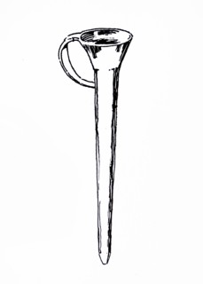 Illustration of an 18th Century candle mould