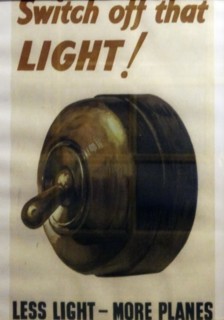 World War Two poster issued by the Ministry of Fuel and Power