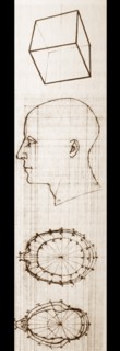 Piero della Francesca. Illustrations from the 'Treatise De Prospective Pingendi' 1480.
