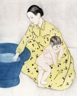 Cassatt, The bath