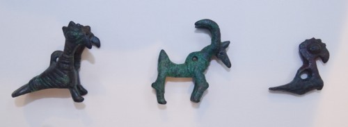 Pendants in the form of a goat
