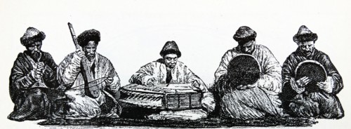 A band of court musicians to the ruler of Kashgar