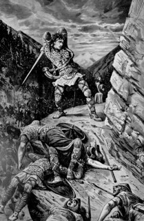 Engraving depicting Roland