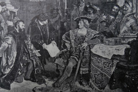 Engraving depicting Maximilian I