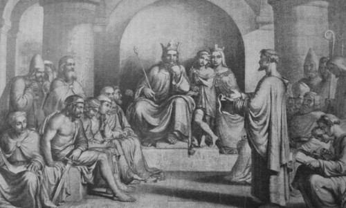 A scene in the life of Alfred the Great