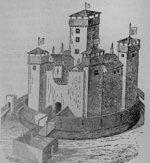 A typical feudal castle of France