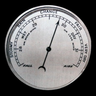barometer is a scientific instrument used in meteorology