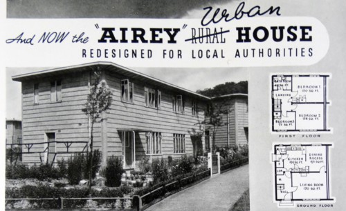 Advert for the Airey Urban House redesigned for local authorities
