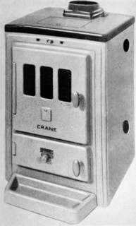 Photograph of a hot water storage cylinder
