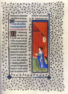 Duc de Berry in Prayer from the Belles Heures of Jean de France