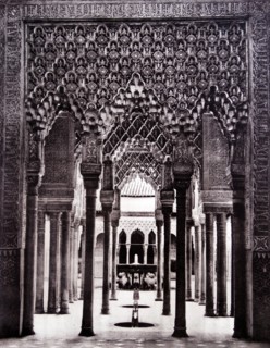 Alhambra palace and fortress complex located in Granada