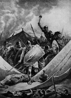 Sancho Abarca defeat the Moors in Pamplona'
