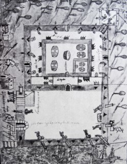 Plan of the Castillo de San Marcos