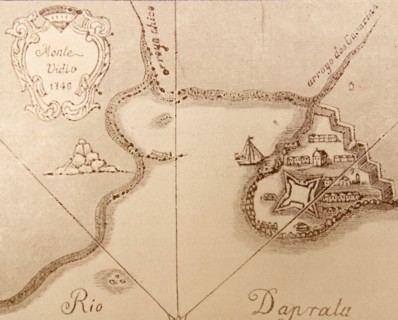 Map of Antigua during the 18th Century