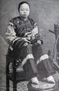 a 'Lily-footed' woman of China