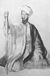 Painting depicting an Arab Sheik