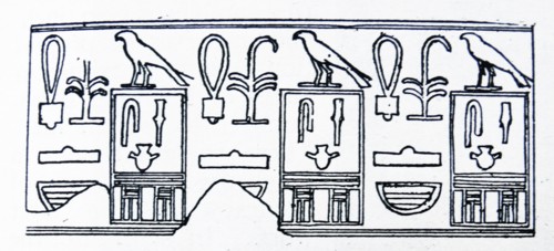 Illustration depicting the seal of an Egyptian Official