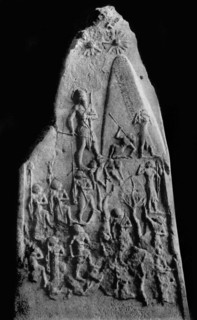 Stone plaque depicting the triumph of King Naram-Sin of Akkad