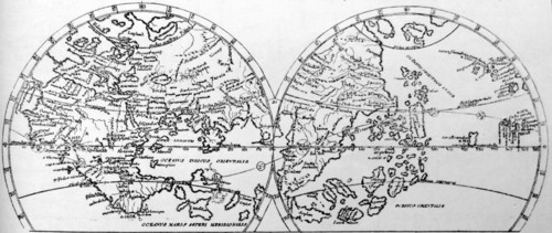 The World as Known on the Eve of the Discovery of America by Martin Behaim