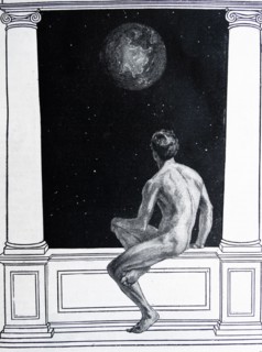 Illustration from Harmsworth History of the World: Man and the Universe