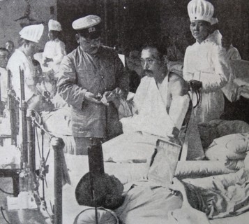 A war hospital in Japan