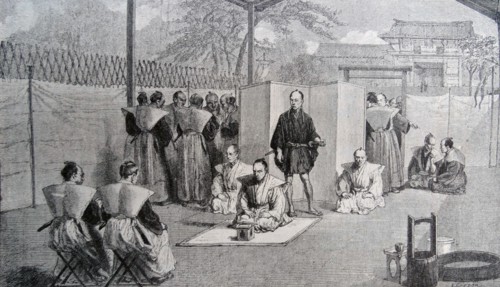 Illustration depicting Seppuku
