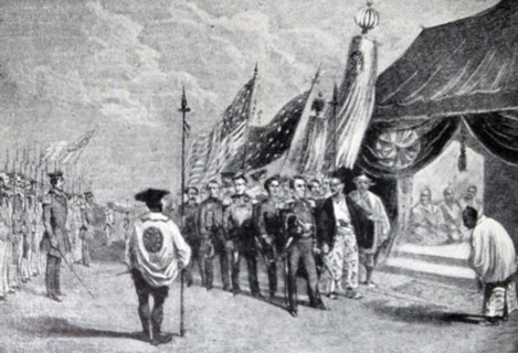 Commodore Matthew Perry at the Convention of Kanagawa