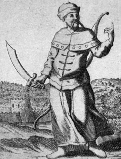 ancient Chinese soldier 1664 from Kircher's 'China Monumentis'