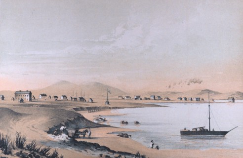 Painting of Benicia from the West