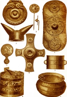 Celtic metalwork objects found in Britain